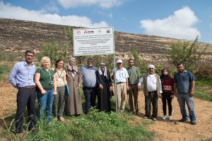 Project team in Wadi al-Arroub.