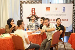 Bridge to Success training session – 2017. Photo by Husam Salim.