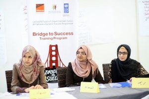 Bridge to Success training session – 2017. Photo by Husam Salim.