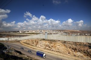 The Separation Wall winding through Bethlehem. Photo courtesy of Filistin Ashabab.