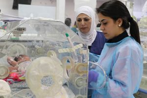 Makassed Hospital incubators.