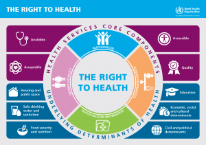 Core components of the right to health