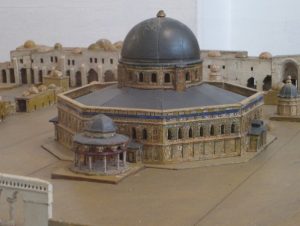 A model of Al-Aqsa Mosque displayed at the museum. Photo courtesy of the author.