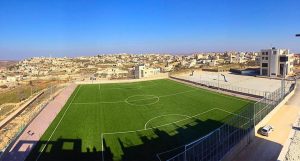 Another stadium in Al-Mazra’a ash-Sharqiya, a Palestinian town located northeast of Ramallah.