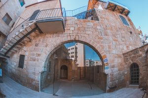 Renovating old houses in Ramallah. 