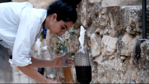 Caged Forms. Dima Srouji participated in FGCC’s Artist Residency in Sebastiya in 2018 and explored the notion of breath as a door to freedom through the tradition of glass blowing. Photo by Ulla Marquardt.