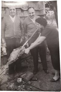 (from left to right): Juan Elías, Osvaldo Elías, and María Aboid.