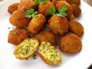 Hummus and falafel. As Palestinian as it gets!